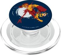 Young Justice Splatter Art Kid Flash Logo PopSockets PopGrip pour MagSafe