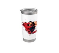 Young Justice Superboy Super Splatter Logo Gobelet isotherme en acier inoxydable double paroi