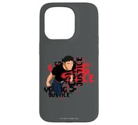 Young Justice Superboy with Logo Coque pour iPhone 15 Pro