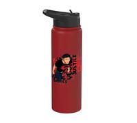 Young Justice Superboy With Logo Stainless Steel Insulated Water Bottle
