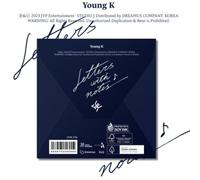 Young K ( Day 6 ) - Letters With Notes (Digipack Ver.) - Photobook, Photocards, Postcard, Folding Poster, Lyric Sticker & Clear Bookmark [Compact Discs] Postcard, Photo Book, Photos, Poster, Stickers,