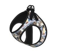 Young Pingouins avec imprimé neige réfléchissant pour petits chiens et chats, gilet réglable pour la marche, la randonnée