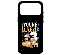 Young Wild and 3 Safari Zoo Animal Jungle 3rd Birthday Coque pour iPhone 17 Pro Max