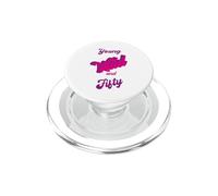 Young Wild and Fifty - 50th Birthday PopSockets PopGrip pour MagSafe