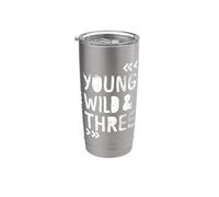 Young Wild and Three Gobelet isotherme en acier inoxydable double paroi