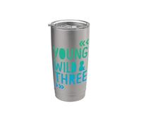 Young Wild and Three Gobelet isotherme en acier inoxydable double paroi