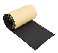 Young Wolf - Bandes de protection de seuil de voiture en mousse auto-adhésive anti-rayures, compatible avec mur de garage, en Éthylène-acétate de vinyle (EVA), noir, souple