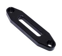 Young Wolf Guide-câble Hawse en aluminium pour VTT/UTV treuil de montage 2000-13000 LBs brillant (noir) (124 mm)