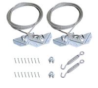 Young Wolf Kit de câble de Porte de Jardin Anti - affaissement de Support en Acier allié pour Le Support de Porte de barrière en Bois extérieur