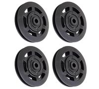 Young Wolf Lot de 2 paires (4 pièces) de poulie de roulement pour équipement de fitness 95 mm