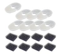 Young Wolf Lot de 8 filtres de rechange pour fontaine à eau avec éponge filtrante compatible avec fontaine à eau d'avocat pour chat et chien