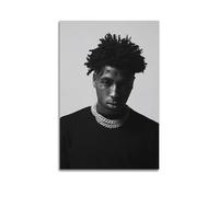 YoungBoy Impression sur toile « Never Broke Again » - Cadeau pour vos amis ou pour votre propre utilisation - Décoration esthétique sans cadre - 40 x 60 cm
