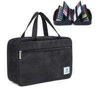 YOUNGCOL Trousse à crayons 300 emplacements pour 200 stylos à encre gel haute capacité pour crayons de couleur noir