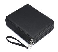 YOUNGCOL Trousse à crayons de couleur 120 emplacements de grande capacité (noir)