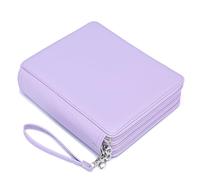 YOUNGCOL Trousse à crayons de couleur 120 emplacements de grande capacité (violet, 120 emplacements)