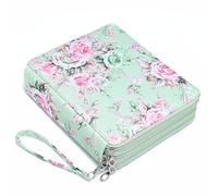 YOUNGCOL Trousse à crayons de couleur à 200 emplacements de grande capacité (rose verte, 120 emplacements)