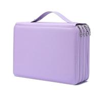 YOUNGCOL Trousse à crayons de couleur à 200 emplacements de grande capacité (violet, 200 emplacements)