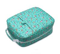 YOUNGCOL Trousse à crayons de couleur - Peut contenir 250 crayons ou 170 stylos gel avec fermeture éclair - Motif oiseaux bleus