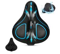 YOUNGDO Housse de Selle de Vélo, Couvre Selle Velo Gel, Housse Selle de Velo Ultra Confortable pour VTT, Vélo de Ville, E-Bike etc, pour Hommes et Femmes