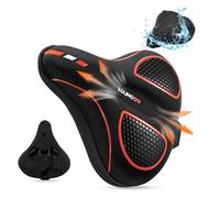 YOUNGDO Housse de Selle de Vélo, Couvre Selle Velo Gel, Housse Selle de Velo Ultra Confortable pour VTT, Vélo de Ville, E-Bike etc, pour Hommes et Femmes