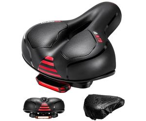 YOUNGDO Selle de Vélo Ultra Confortable, Selle Vélo avec Feu Arrière
