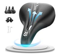 YOUNGDO Selle de Velo Ultra Confortable, Selle Vélo Étanche Améliorée, Selle Velo Confortable, avec Design Ergonomique, Doux, Respirant, pour Hommes et Femmes (Trekking)