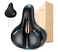 YOUNGDO Selle Velo Confortable, Selle Vélo Gel Ergonomique avec Boule d'Amortisseur à Double Ressort, Siège de Vélo pour Bicyclette VTT Vélos de Montagne Pliants