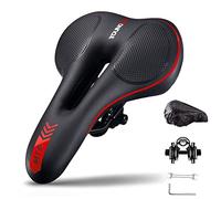 YOUNGDO Selle Velo VTT Confortable, Imperméable avec 1 Housse de Pluie, Selle Vélo pour Trekking Vélo Pliant etc