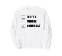 Youngest Middle Eldest - Matching Family Brother Sister Sweatshirt