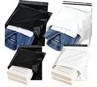 Youngever Lot de 120 enveloppes d'expédition en polyéthylène imperméables et auto-adhésives durables (60 pièces 25,4 x 33 cm et 60 pièces 36,8 x 48,3 cm)