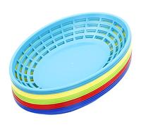 Youngever Lot de 15 Panier de Restauration Rapide, Panier Alimentaire en 5 Couleurs