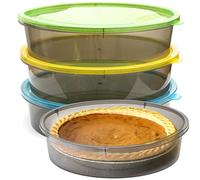 Youngever Lot de 3 boîtes à tarte en plastique pour aliments
