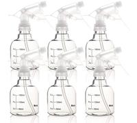 Youngever Lot de 6 Vaporisateur Vide Plastique 250ML, Bouteille Pulverisateur 250ML, Ronde Blanc