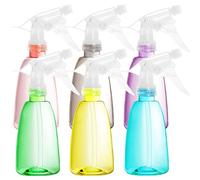 Youngever Lot de 6 Vaporisateur Vide Plastique 360ML, Bouteille Pulverisateur 360ML, Flacons Pulvérisateurs en 6 Couleur