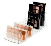 Youngever Organiseur de palette de maquillage en plastique, support de fard à paupières, organisateur de palette cosmétique à 10 compartiments, support de palette de maquillage