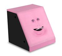 Youngine Nouveauté Face Banque Pièce Manger Economie Banque Enfants Économie d'argent Collection Piggy Bank (Rose)