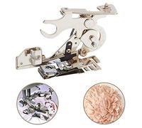 Youngine Ruffler Machine à Coudre Pied presseur rassemblant des Plis et des Volants pour Chanteur à Jambe Basse, frère, Babylock, Viking, Janome, Kenmore