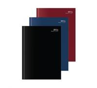 Youngland Agenda journalier 2026 classique A4 | Affichage CDU - Lot de 12 | Agenda journalier de luxe en 6 noirs, 3 bleu marine et 3 bordeaux assortis