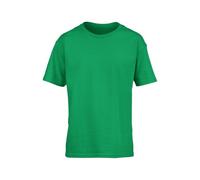 Youngly Value Weight T-shirt unisexe pour enfant 100 % coton, vert kelly, 5-6 ans