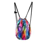 YoungRich Tailor Sac à dos Sequins Sac à Cordon Paillettes Sac de Danse à Cordon Gym de Sac à dos Cordon de Serrage Sac (45 * 35 * 1.5cm)