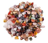 YOUNGSAY 800g Couleur Mélangée Pierres Précieuses Colorées, 8-12mm Naturel | Lisse et Délicate, Pour plantes succulentes, Aquariums, Paysages miniatures, Remplissage de vases et projets de bricolage