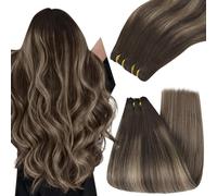 YoungSee 100 g de mèches de cheveux humains ombrés, à faire soi-même, peuvent être coupées