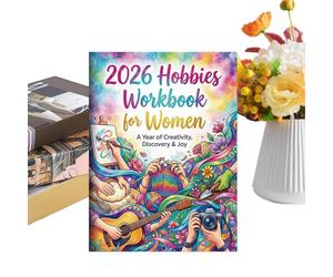 Youngwier Agenda de Planification 2026 pour les Femmes,Cahier de Définition et de Planification des Nouveaux Loisirs - Guide des Loisirs pour les Femmes | pour Épouse Amie Bureau Domicile