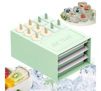 Youngwier Bac à Glaçons | Kit de Moules à Glaçons et Glaces à l'Eau,Récipient Flexible 2 en 1, Outil de Démoulage Facile pour Whisky, Aliments Bébé et Cocktails