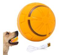 Youngwier Balle Interactive pour Chien | Boule Roulante Active pour Chiens | Jouets Rebondissants pour Chien avec Lumières USB Rechargeable, Jeux Intérieur et Extérieur pour Exercice, Enrichissement