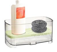 Youngwier Caddy pour Évier de Cuisine | Accessoires de Rangement et Organisation de Cuisine Anti-Dérapants,Caddy de Lavabo Organisateur pour Plan de Travail,pour Salle De Bain Maison Ménage Plan De