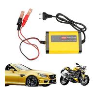 Youngwier Chargeur de Batterie de Moto - Chargeur de Batterie 2A 12V Chargeur de Batterie de Voiture Intelligent entièrement Automatique - Mainteneur de Chargeur de Batterie Automatique pour Batterie