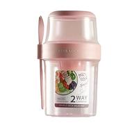 Youngwier Coupe à Salade | Récipient à Salade avec Fourchette et couvercles,Keep Fit Salade Repas Shaker Tasse avec Porte-Dressing, 29/36 Oz Saine Salade Récipient, Légumes Petit Déjeuner pour Le