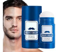 Youngwier Crème À Raser | Baume Rasage Barbe 40g | Baume 2 en 1 Doux en Stick pour Soin Barbe et Épilation