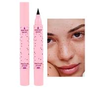 Youngwier Faux Taches De Rousseur - Stylet à Points pour Visage - Maquillage Résistant À L'eau 2 En 1 Faux Éphélides Eye Liner Pour Sublimer Le Teint Look Naturel